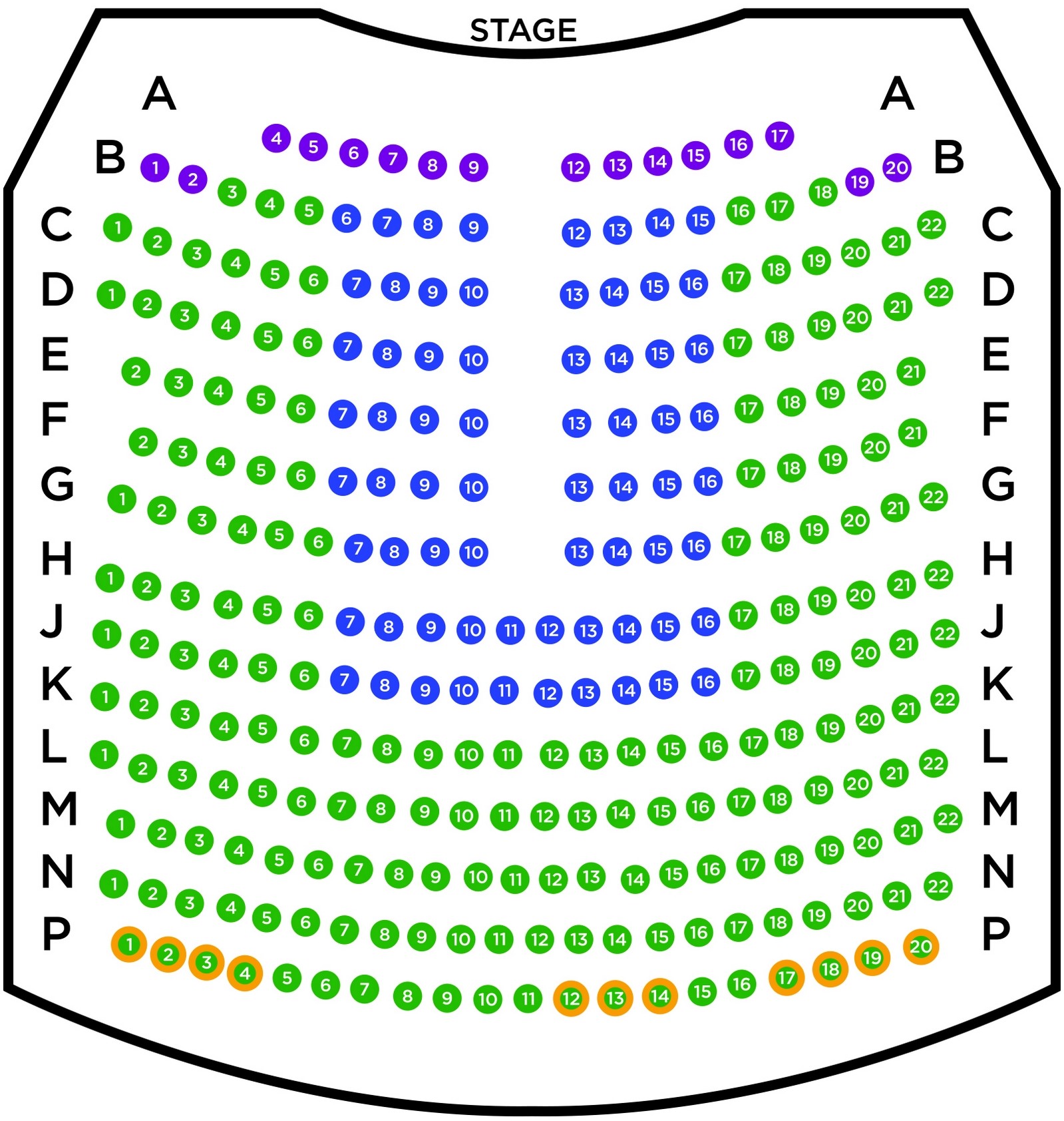 Neptune Seattle Seating Chart