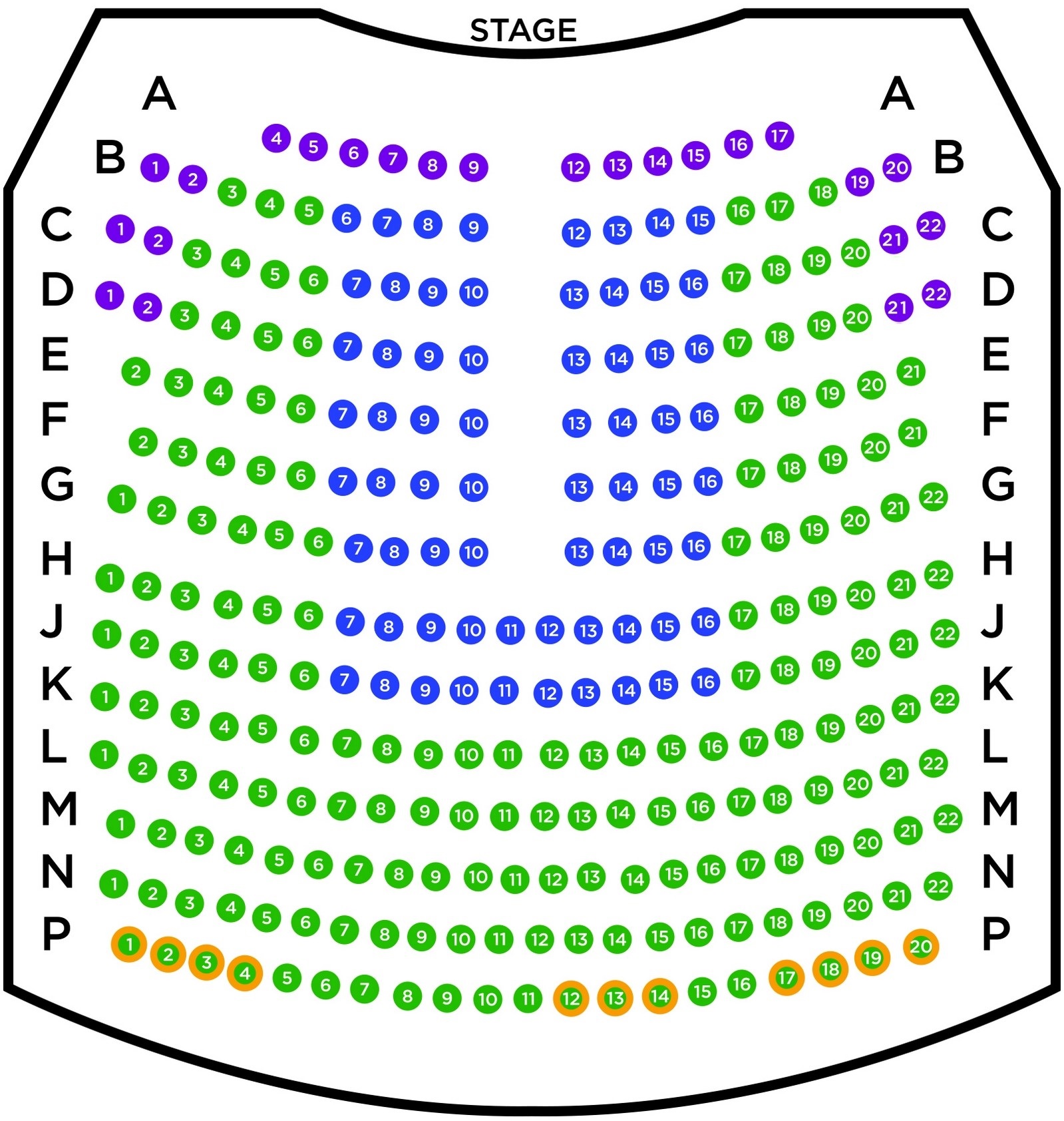 Neptune Theater Seating Chart