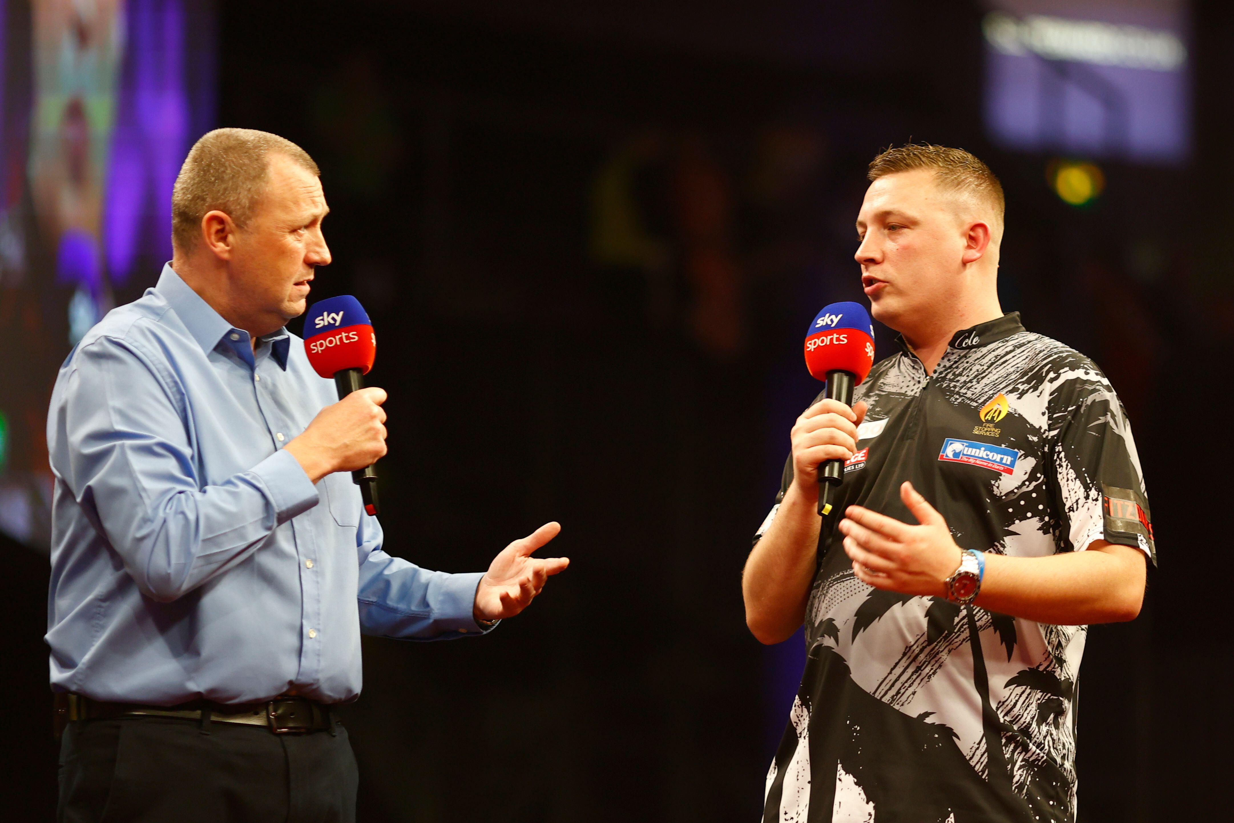 Chris Dobey looks to have had a kind first round draw in Joe Cullen (Alamy)