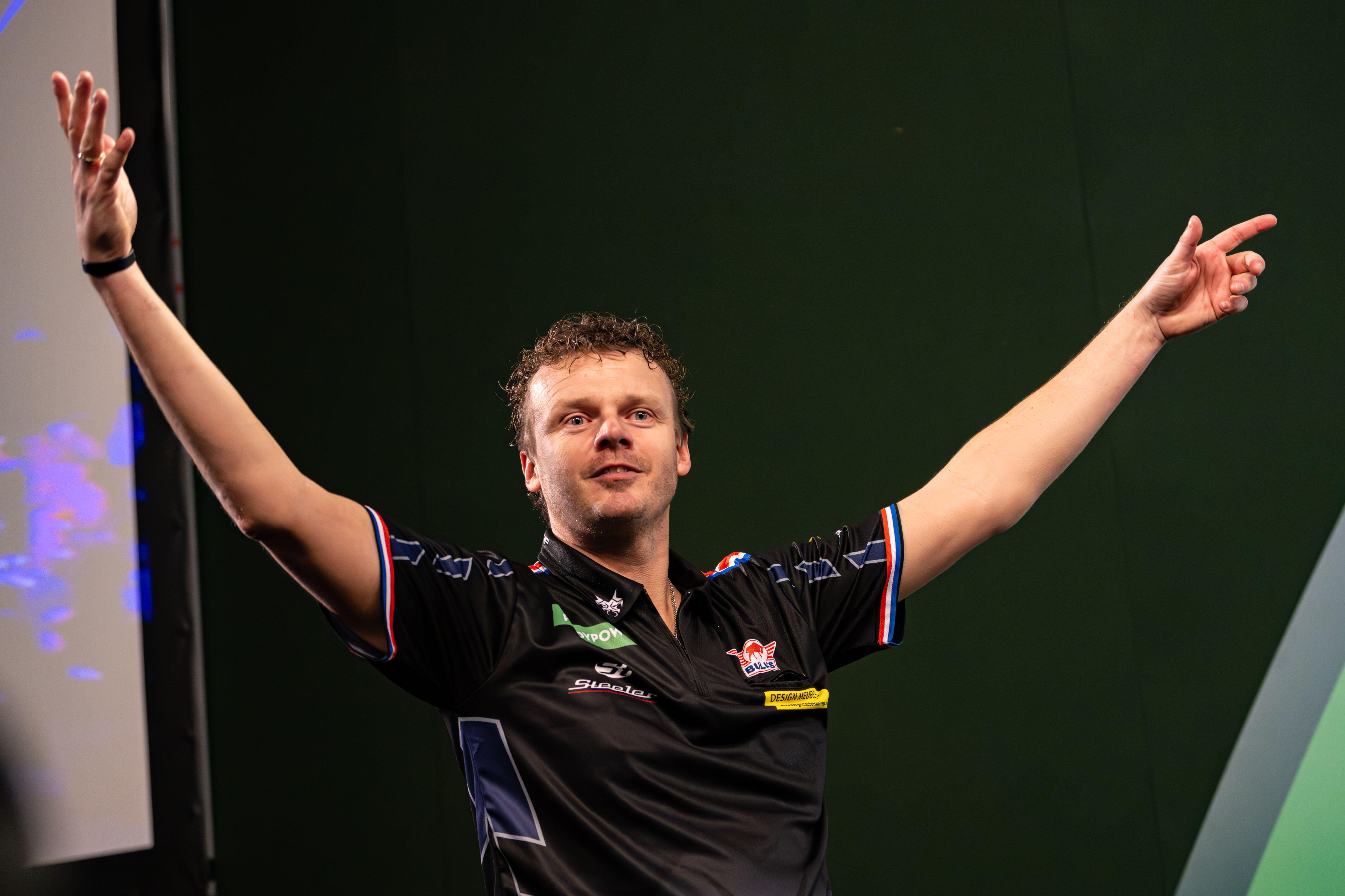 Richard Veenstra won two matches on his PDC World Championship bow last year (Alamy)