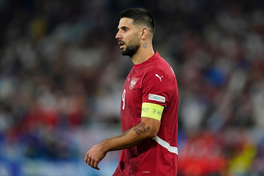 Aleksandr Mitrovic will lead the line for Serbia