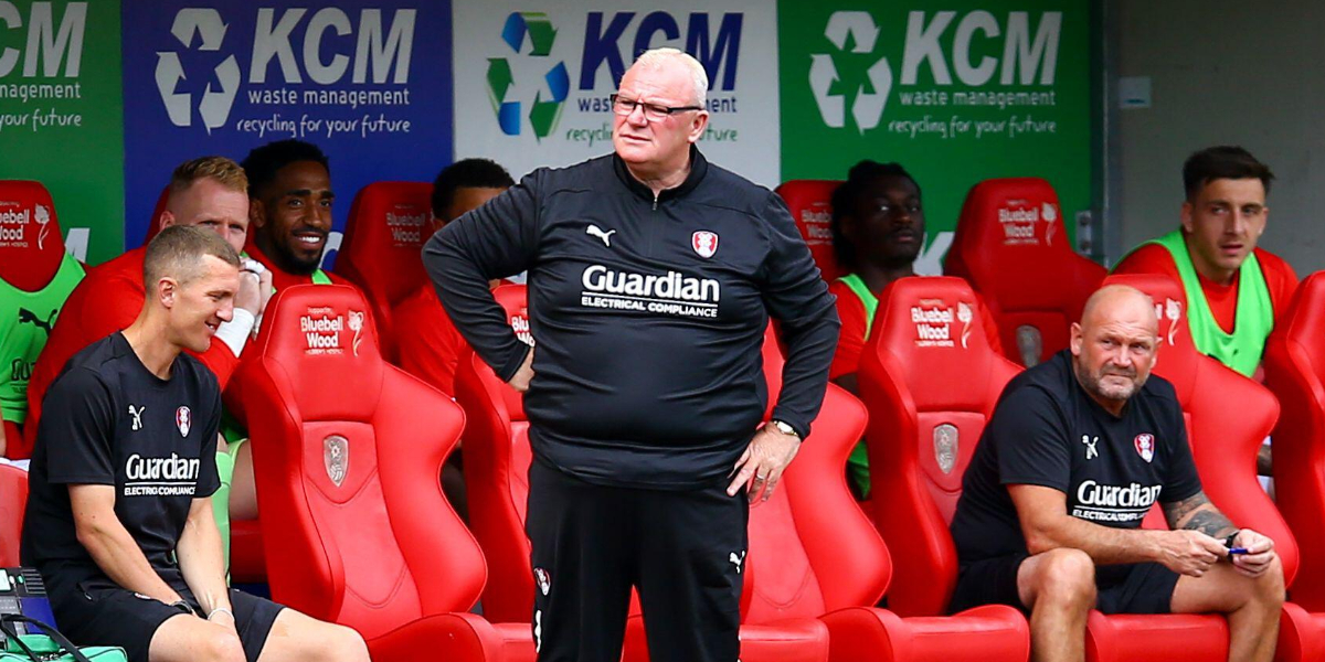 Steve Evans has overseen two frustrating results with Rotherham thus far