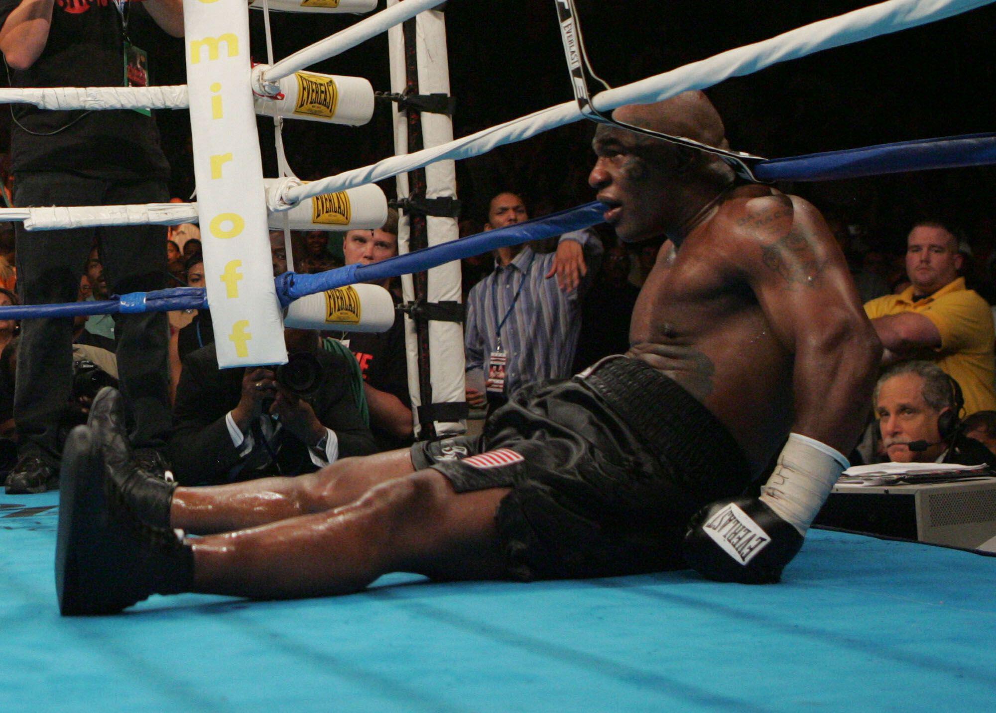 Mike Tyson's best days were already well beyond him in a 2005 loss to Kevin McBride (Alamy)