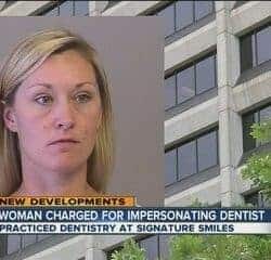Paige Maples first tries Embezzlement, then Impersonates Dentist.  Only Part of Crime Wave Affecting Tulsa Office